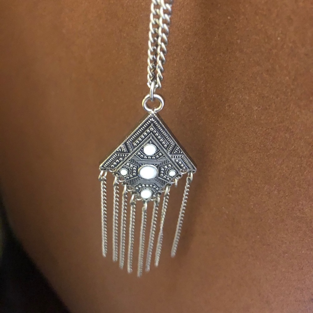 Aztec Chain Necklace - Picture 3 of 3